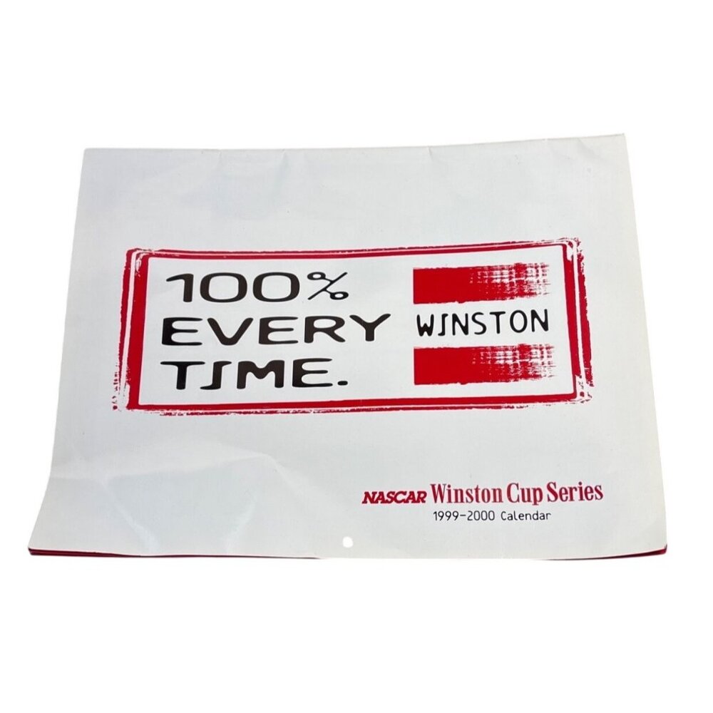 1999-2000 NASCAR Winston Cup Series Calendar Featuring Winston Ad Campaign